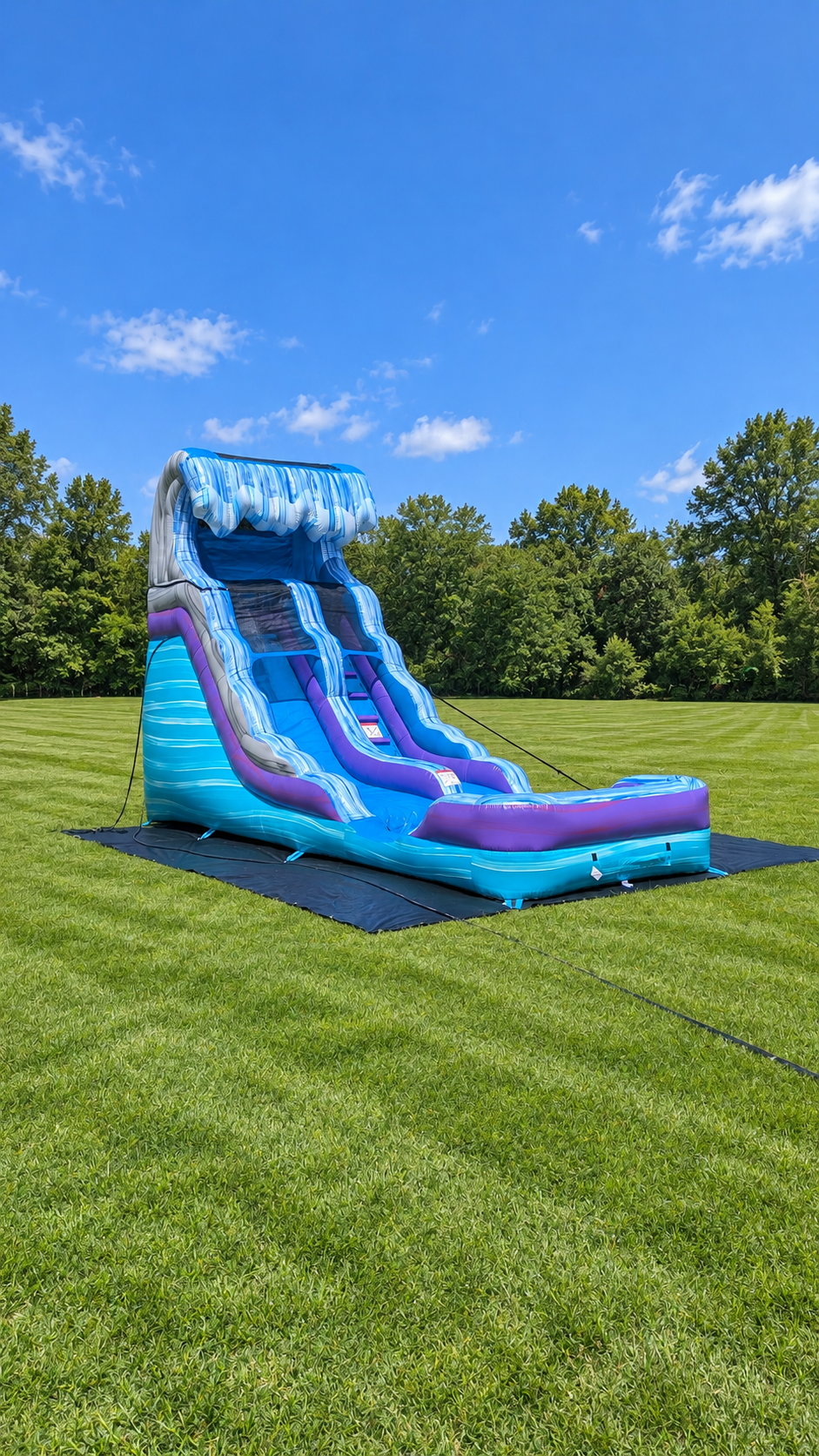 16' Single Lane Purple Wave